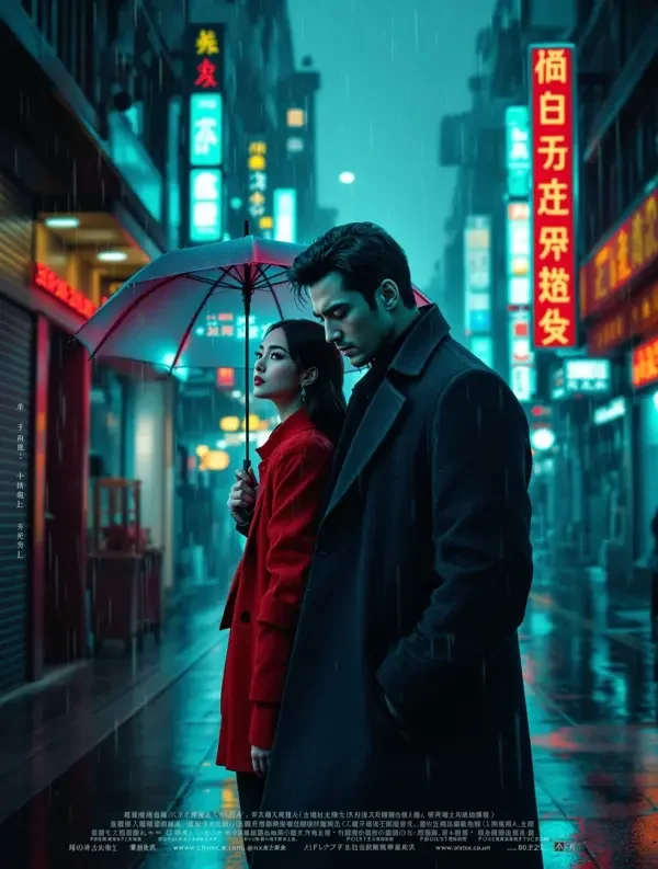 擦边短剧合集《夜色迷城》悬疑推理短剧封面海报