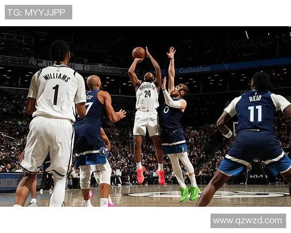 爵士客场大胜篮网，米切尔砍下全场最高32分，展现超级巨星风采